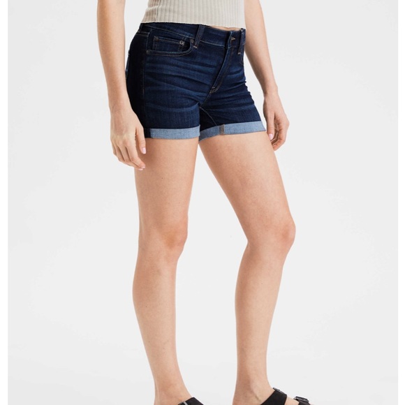 AE Midi Denim Short - Picture 3 of 6